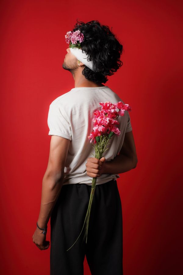 Surreal conceptual art portrait